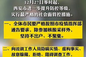 【西安疫情最新消息情况/西安疫情最新资讯】