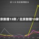 北京新增13例／北京新增13家