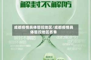 成都疫情具体管控地区／成都疫情具体管控地区名单