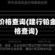 铂金今日价格查询(建行铂金今日价格查询)