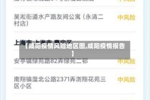 【咸阳疫情风险地区图,咸阳疫情报告】