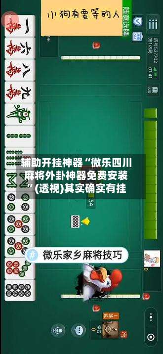 辅助开挂神器“微乐四川麻将外卦神器免费安装	”(透视)其实确实有挂-第1张图片