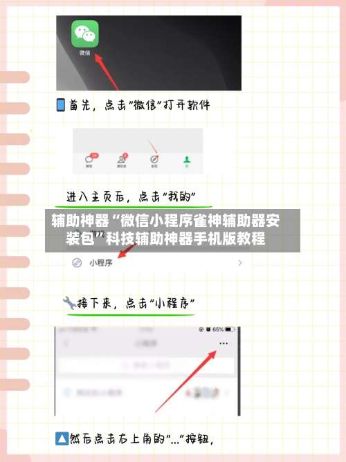 辅助神器“微信小程序雀神辅助器安装包”科技辅助神器手机版教程-第1张图片