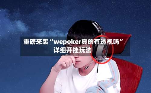重磅来袭“wepoker真的有透视吗”详细开挂玩法-第1张图片