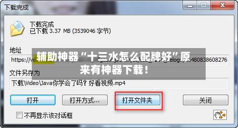 辅助神器“十三水怎么配牌好”原来有神器下载！-第2张图片