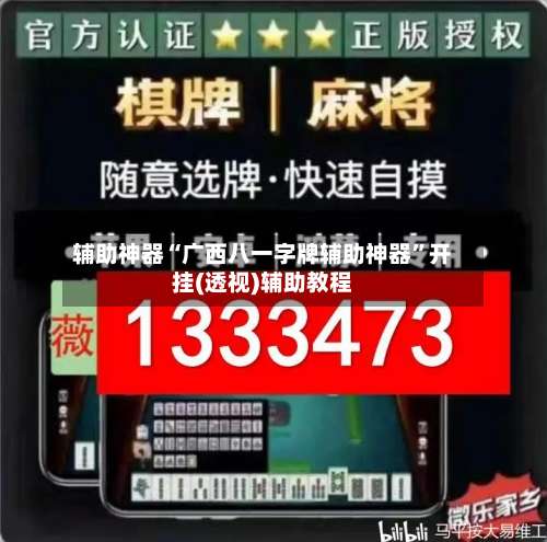 辅助神器“广西八一字牌辅助神器	”开挂(透视)辅助教程-第1张图片