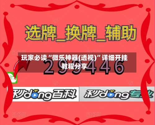 玩家必读“微乐神器(透视)	”详细开挂教程分享-第2张图片