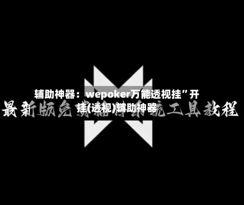 辅助神器：wepoker万能透视挂”开挂(透视)辅助神器-第1张图片