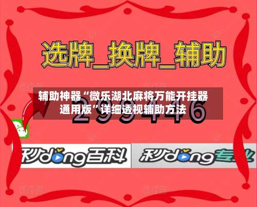 辅助神器“微乐湖北麻将万能开挂器通用版”详细透视辅助方法-第1张图片