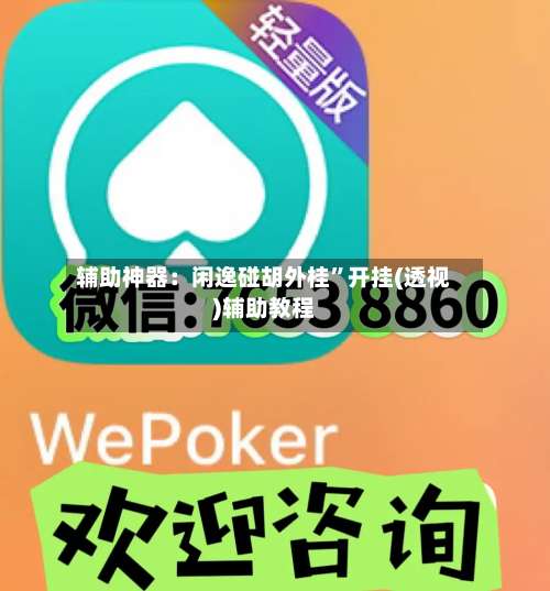 辅助神器：闲逸碰胡外桂	”开挂(透视)辅助教程-第1张图片
