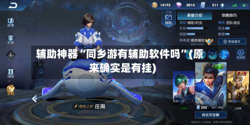 辅助神器“同乡游有辅助软件吗”(原来确实是有挂)-第1张图片