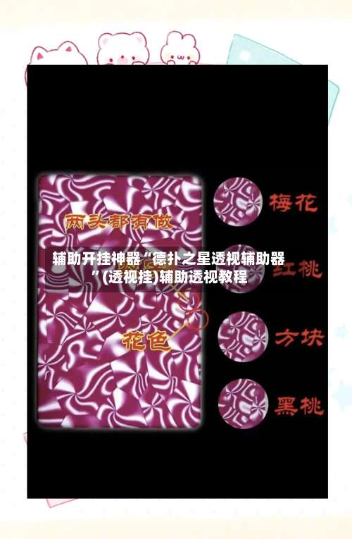 辅助开挂神器“德扑之星透视辅助器	”(透视挂)辅助透视教程-第2张图片