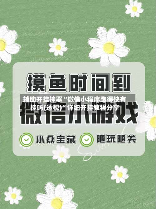 辅助开挂神器“微信小程序跑得快有挂吗(透视)	”详细开挂教程分享-第2张图片