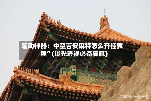 辅助神器：中至吉安麻将怎么开挂教程	”(曝光透视必备猫腻)-第1张图片