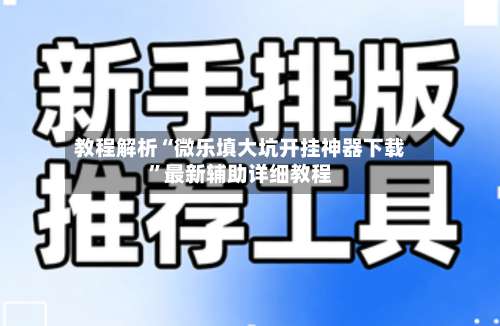 教程解析“微乐填大坑开挂神器下载”最新辅助详细教程-第2张图片
