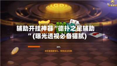 辅助开挂神器“德扑之星辅助”(曝光透视必备猫腻)-第1张图片