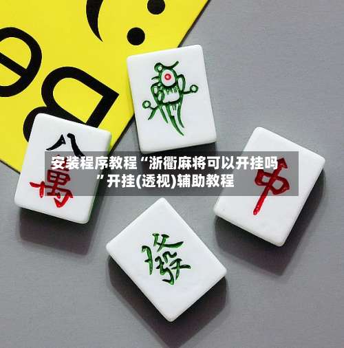 安装程序教程“浙衢麻将可以开挂吗	”开挂(透视)辅助教程-第2张图片