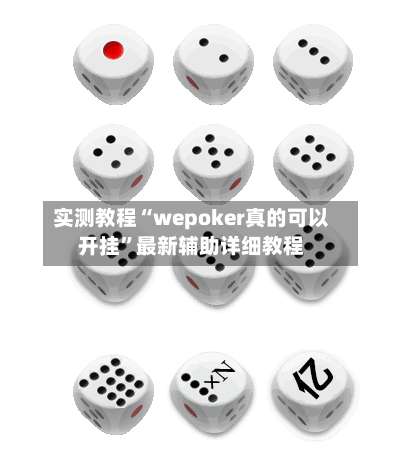 实测教程“wepoker真的可以开挂		”最新辅助详细教程-第2张图片