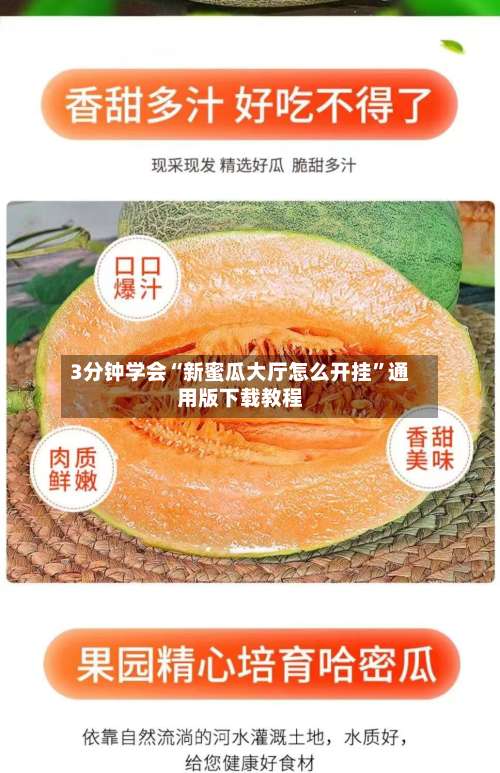 3分钟学会“新蜜瓜大厅怎么开挂	”通用版下载教程-第1张图片
