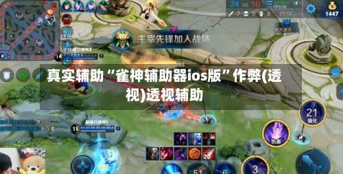 真实辅助“雀神辅助器ios版”作弊(透视)透视辅助-第1张图片