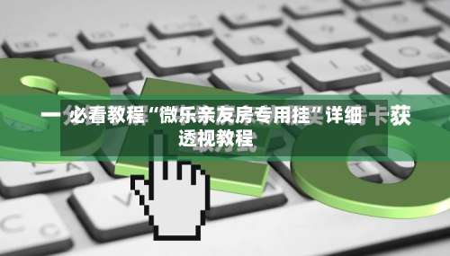 必看教程“微乐亲友房专用挂	”详细透视教程-第2张图片