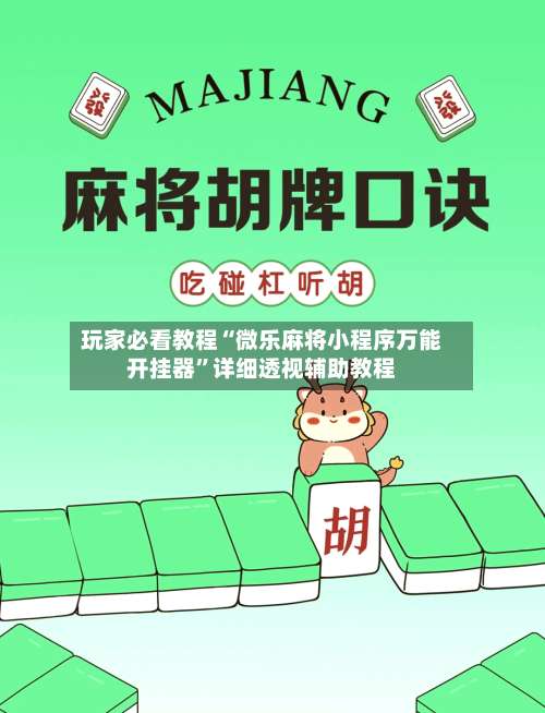 玩家必看教程“微乐麻将小程序万能开挂器”详细透视辅助教程-第3张图片
