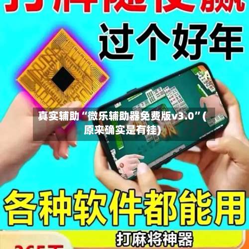 真实辅助“微乐辅助器免费版v3.0		”(原来确实是有挂)-第2张图片