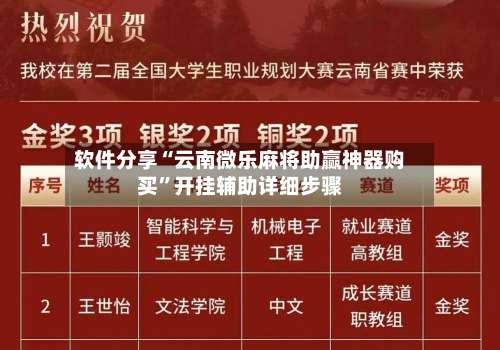 软件分享“云南微乐麻将助赢神器购买		”开挂辅助详细步骤-第1张图片