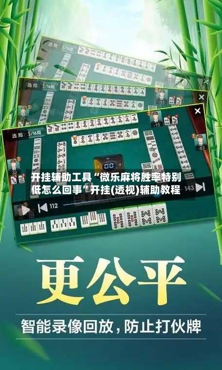 开挂辅助工具“微乐麻将胜率特别低怎么回事		”开挂(透视)辅助教程-第2张图片