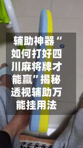 辅助神器“如何打好四川麻将牌才能赢		”揭秘透视辅助万能挂用法-第2张图片