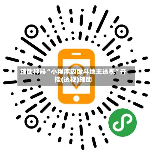 辅助神器“小程序边锋斗地主透视		”开挂(透视)辅助-第2张图片