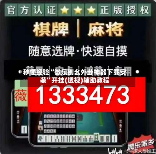 秒懂经验“微乐刨幺外卦神器下载安装		”开挂(透视)辅助教程-第1张图片