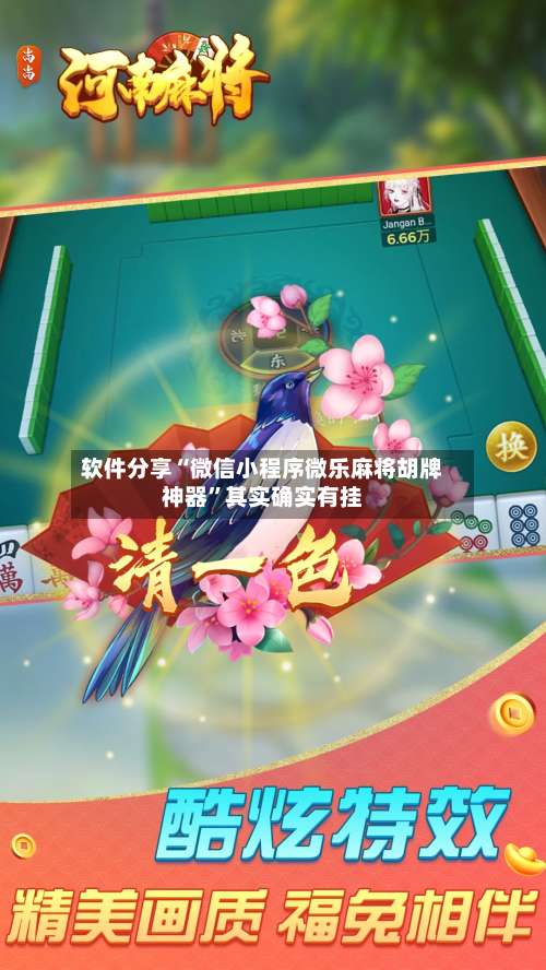 软件分享“微信小程序微乐麻将胡牌神器”其实确实有挂-第3张图片