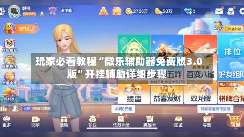 玩家必看教程“微乐辅助器免费版3.0版		”开挂辅助详细步骤-第2张图片