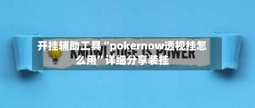 开挂辅助工具“pokernow透视挂怎么用	”详细分享装挂-第1张图片