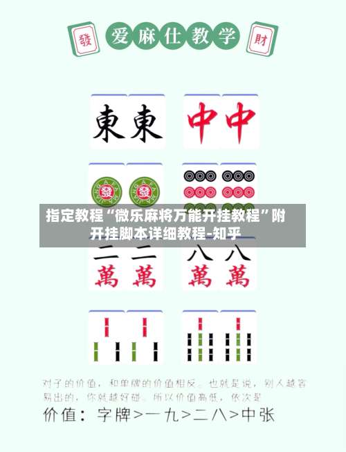 指定教程“微乐麻将万能开挂教程”附开挂脚本详细教程-知乎-第3张图片
