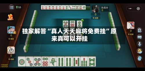 独家解答“真人天天麻将免费挂		”原来真可以开挂-第2张图片