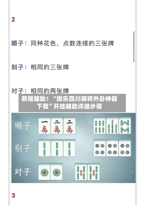 教程辅助！“微乐四川麻将外卦神器下载	”开挂辅助详细步骤-第1张图片