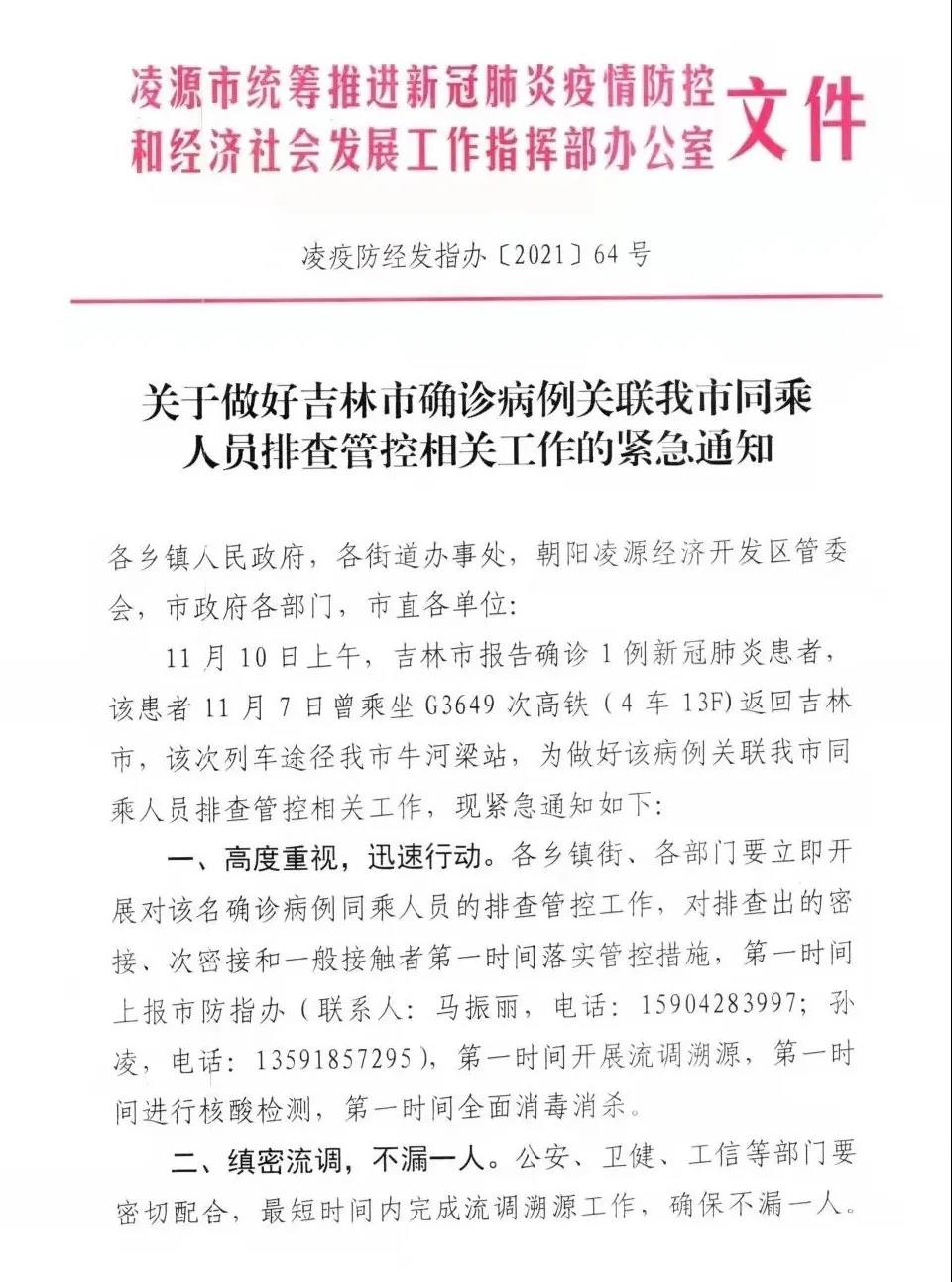 “辽宁省朝阳市疫情最新消息	” 辽宁省朝阳市疫情最新报道？-第1张图片