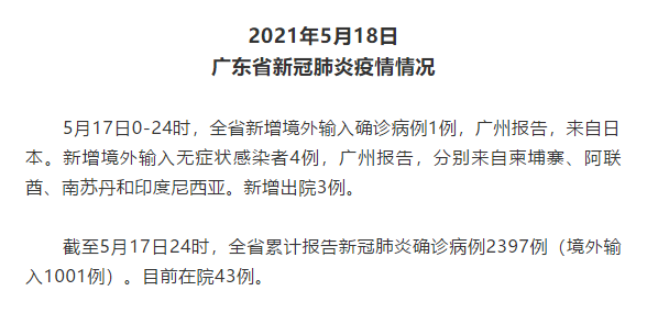 31省区市新增境外输入18例〃31省区市新增境外输入确诊17例-第1张图片