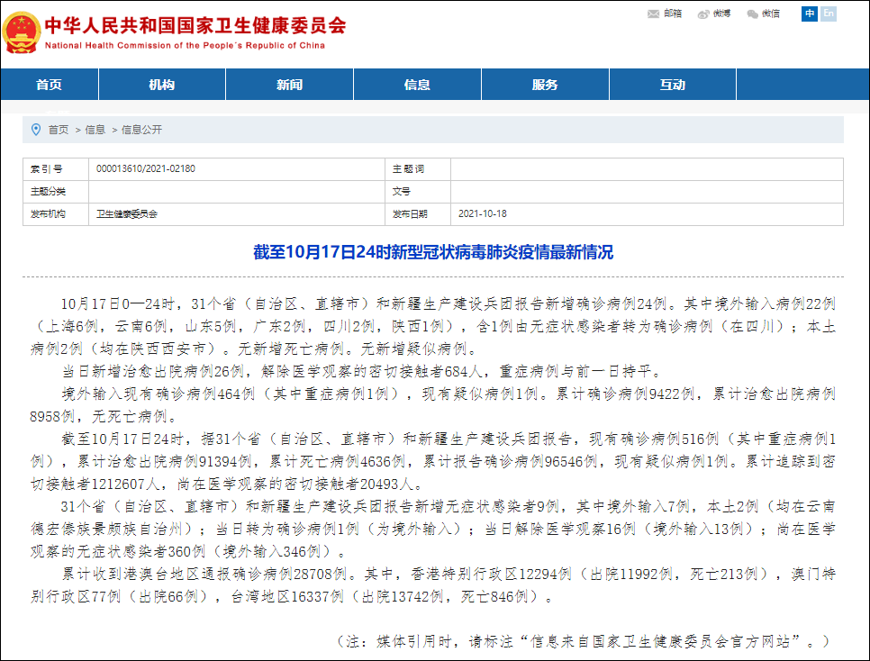 “31省新增本土确诊2例” 31省新增本土确诊最新数据？-第2张图片