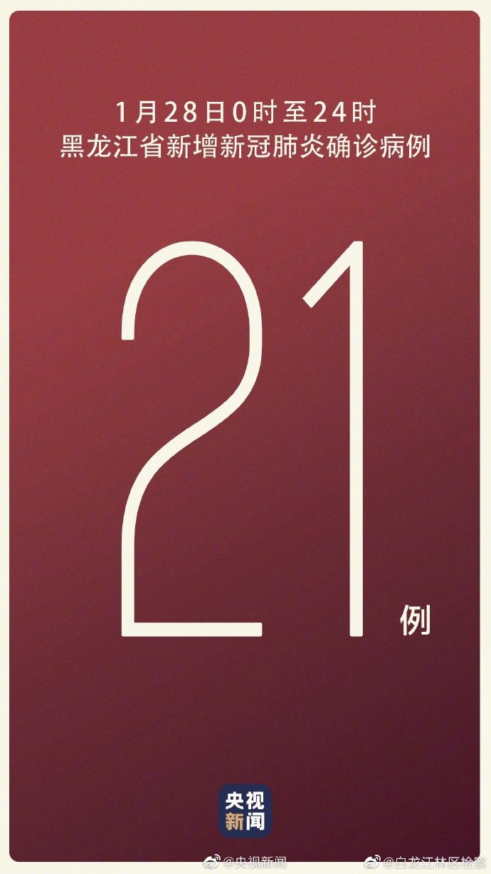 “黑龙江增28例本土	” 黑龙江又增一例？-第2张图片